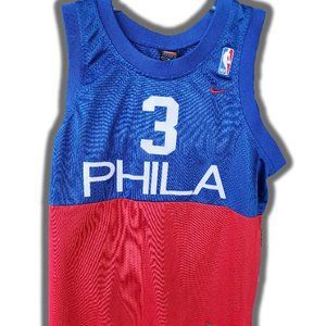 Nike Philadelphia 76ers Allen Iverson Jersey Vintage Youth Size XL